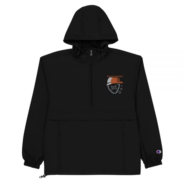 Embroidered Champion Packable Jacket - Image 2