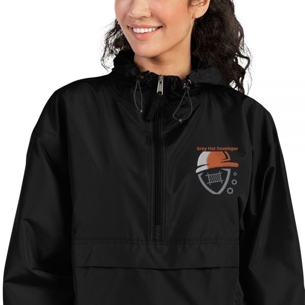 Embroidered Champion Packable Jacket - Image 4