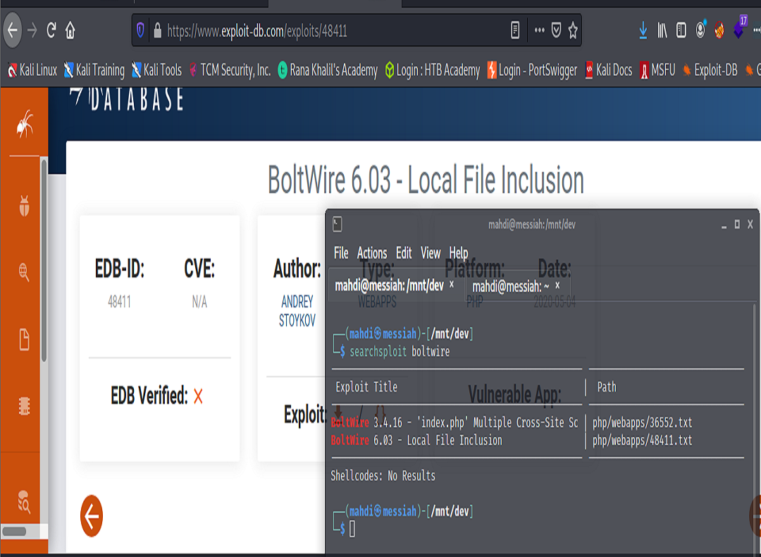 searchForExploits